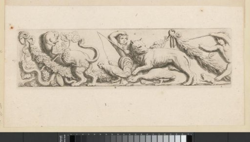 Part of a frieze on a mantelpiece in the Vroedschapskamer of the Town Hall on the Dam