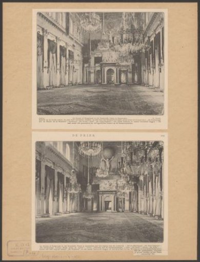 Views of the Burgerzaal in the Palace on the Dam