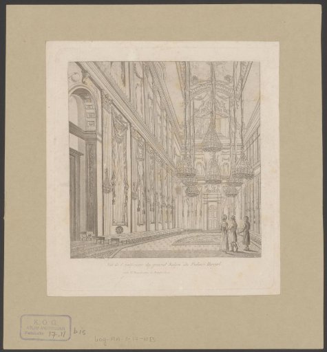 View of the Burgerzaal in the Palace on the Dam