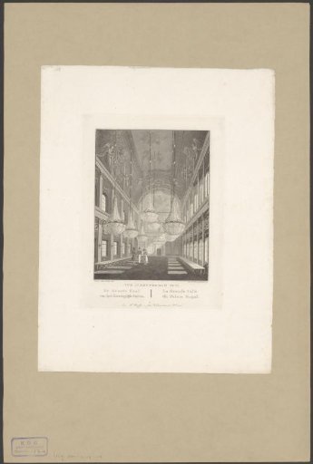 View of the Burgerzaal in the Paleis op de Dam