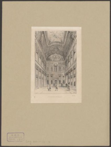 View of the Burgerzaal in the Palace on the Dam