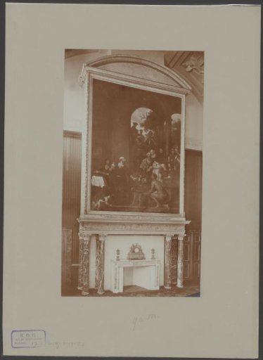 View of the southern fireplace in the Burgemeesterskamer in the Paleis op de Dam