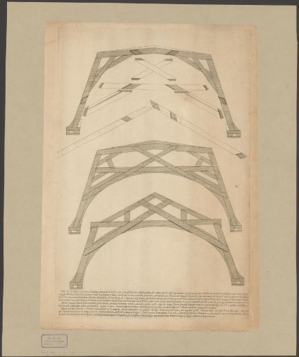 Roof construction of the Stadhuis op de Dam
