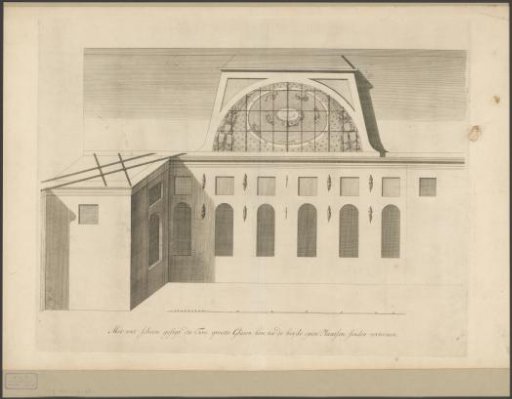 Unexecuted design for the Burgerzaal of the Stadhuis op de Dam