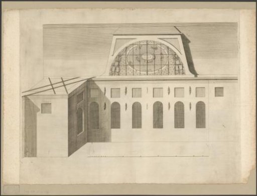 Unexecuted design for the Burgerzaal of the Stadhuis op de Dam