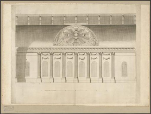 Unexecuted design for the Burgerzaal of the Stadhuis op de Dam