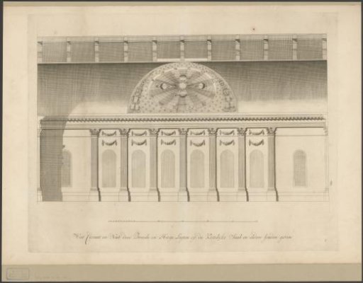 Unexecuted design for the Burgerzaal of the Stadhuis op de Dam