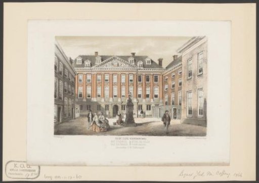 View of the town hall at the Prinsenhof