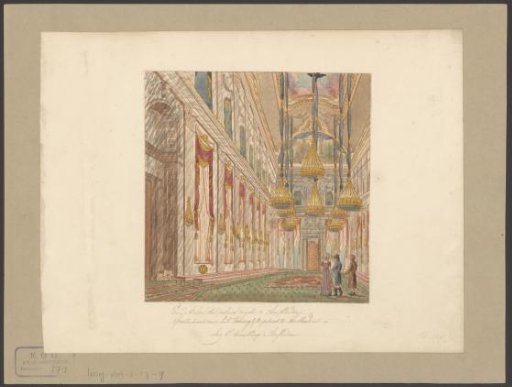View of the Burgerzaal in the Palace on the Dam