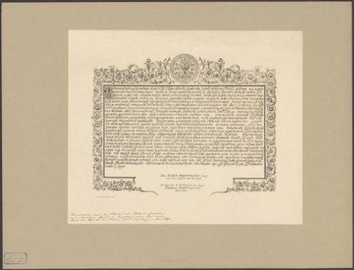 Facsimile of the letter from Peter the Great to Nicolaes Witsen