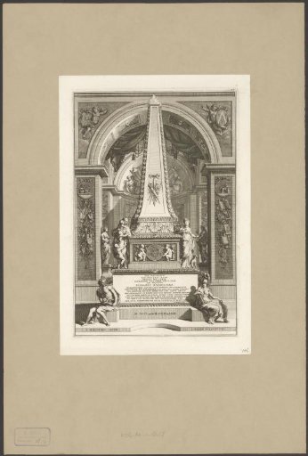 Monument on the occasion of the wedding of Jonas Witsen and Elisabeth Basseliers