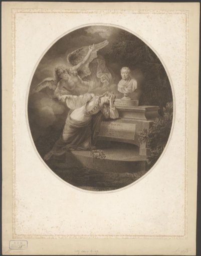Allegory on the death of Hendrik Danielsz. Hooft, 1794