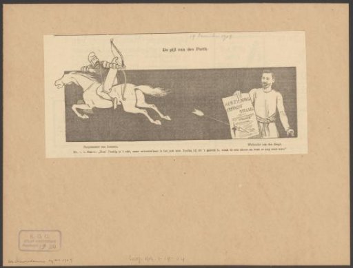 Satirical print on Wilhelmus Frederik van Leeuwen and Zadok van den Bergh