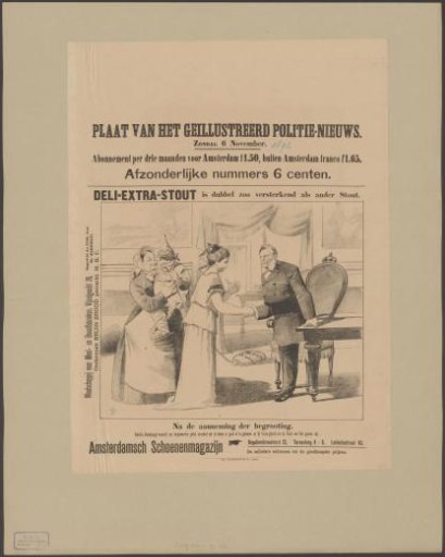 Caricature on the municipal budget of Amsterdam for 1893