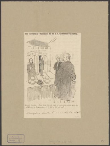 Caricature of Sjoerd Vening Meinesz