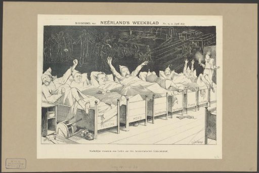 Caricature of the Amsterdam City Council