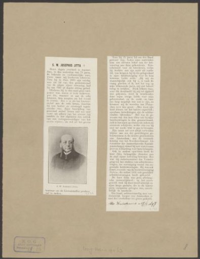 Obituary of Simon Willem Josephus Jitta