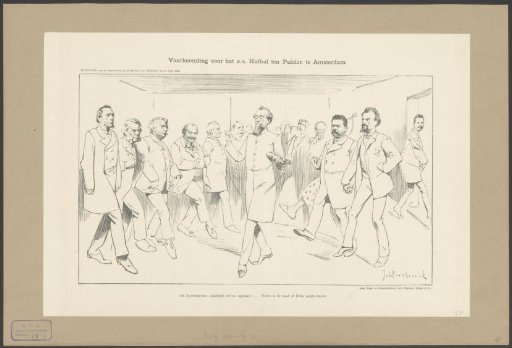 Caricature of the Amsterdam City Council