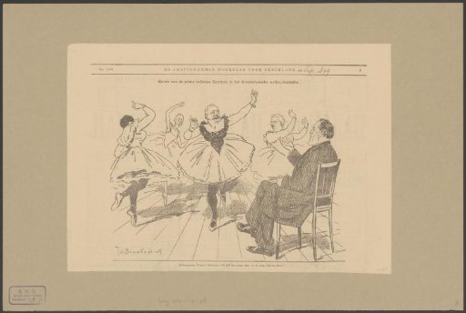 Caricature of alderman Carel Victor Gerritsen