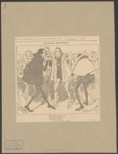 Caricature of the Amsterdam City Council