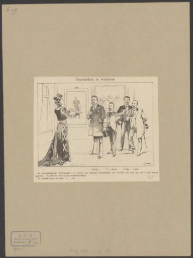 Satirical print on the election of a new mayor