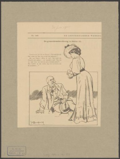 Satirical print on Frederik Salomon van Nierop
