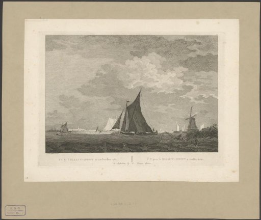 Ships on the IJ at Blauwhoofd