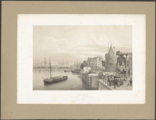 View of the Oosterdok in Amsterdam