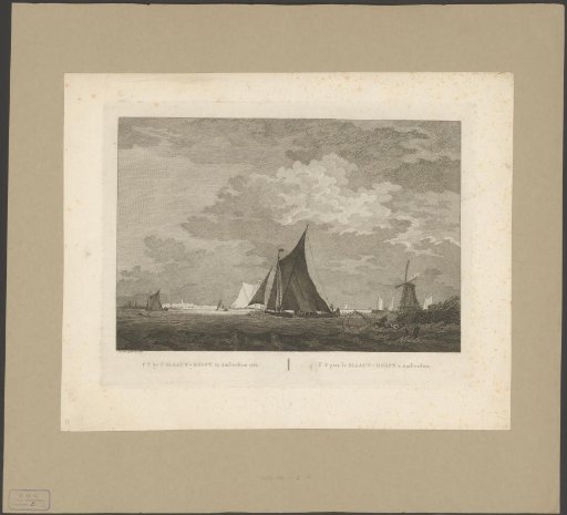 Ships on the IJ at Blauwhoofd