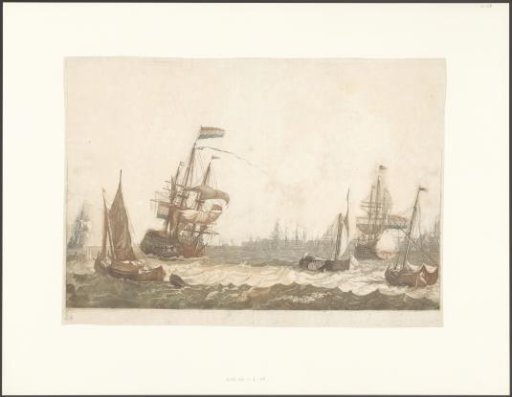 View of the eastern part of the city of Amsterdam from the IJ
