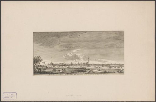 View of Amsterdam from the west