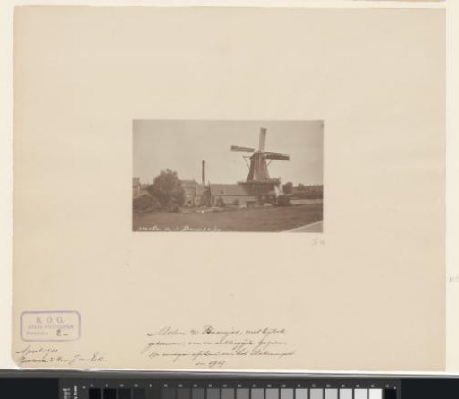View of the mill at the Baarsjes