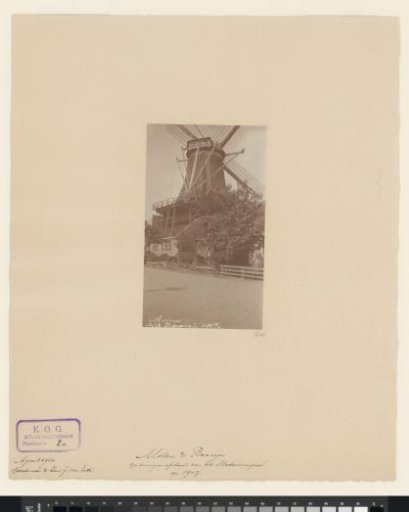 View of the mill at the Baarsjes
