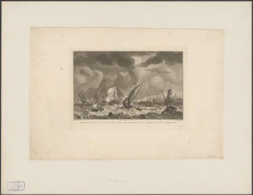 Storm on the IJ at Blauwhoofd