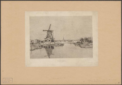 View of the Samson Mill on the Kostverloren Wetering