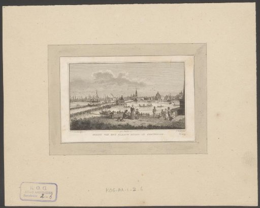 View of Blauwhoofd towards Amsterdam