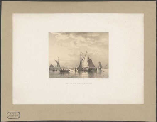 View of the IJ at Amsterdam