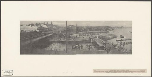 View of Construction Work Around a Canal in Amsterdam