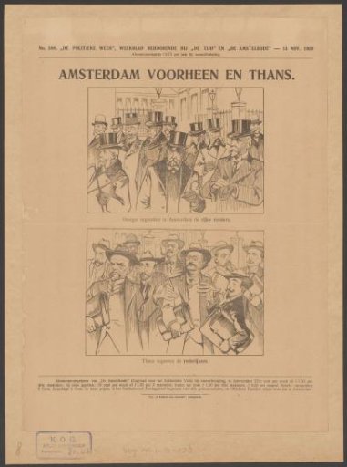 Juxtaposition between the old and new governing elite in Amsterdam