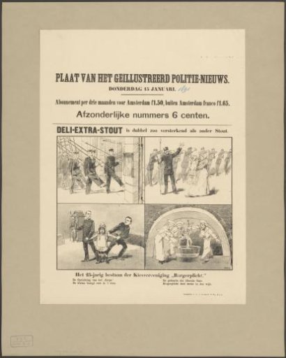 Four Scenes from the History of the Liberal Voting Association 'Burgerplicht'