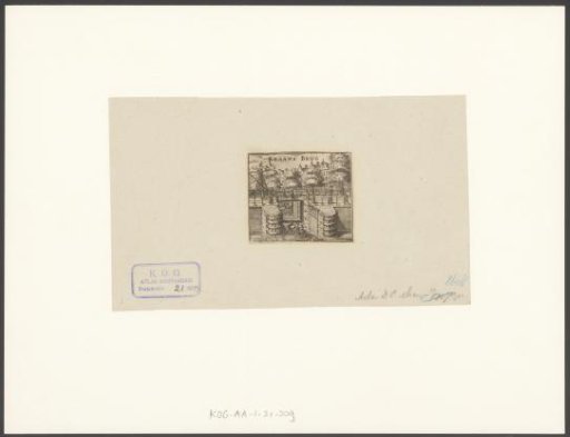 View of the Kraansluis in Amsterdam