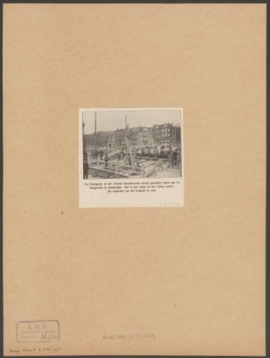 Works at the Hogesluis in Amsterdam
