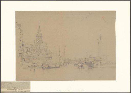 View of the Posthoornkerk from the Westerdok