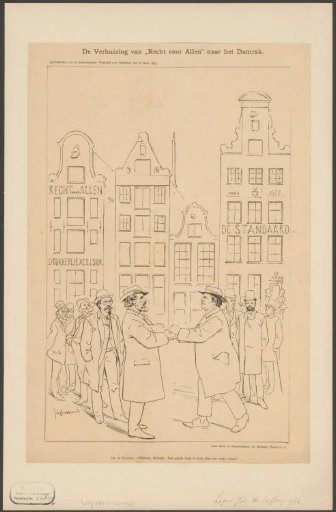 The relocation of "Recht voor Allen" to the Damrak