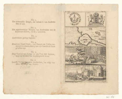 Six different scenes relating to Amsterdam
