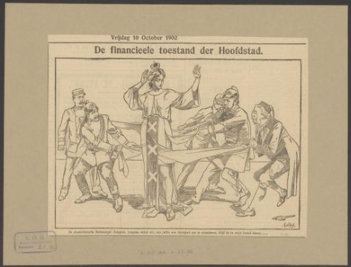 Five Men Pulling at the Skirts of the Amsterdam City Maiden