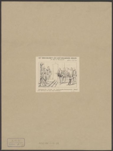 Satirical Print on the Amsterdam City Council