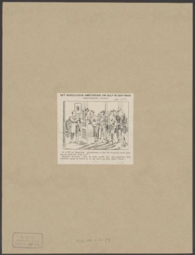 Satirical Print on the Aldermen of Amsterdam