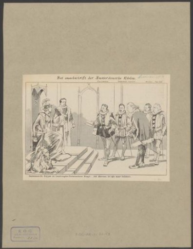 Amsterdam City Council with a Petition to the Dutch Maiden