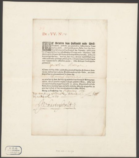 Handbill against Paulus van Liebergen
